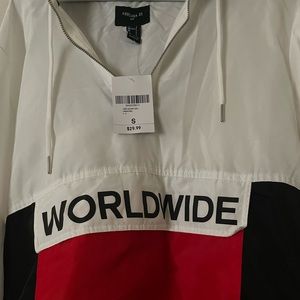 Small, Forever 21 Windbreaker Pullover Jacket
